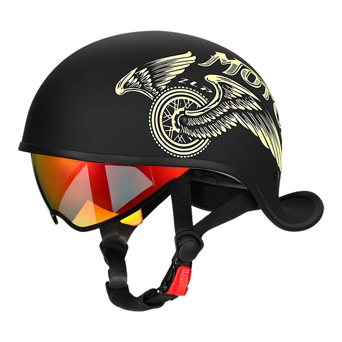 Takizawa 2.0 – Retro Half Helmet with Visor