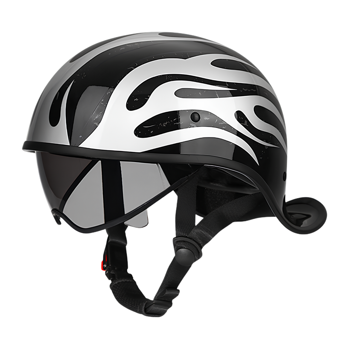 Takizawa 2.0 – Retro Half Helmet with Visor