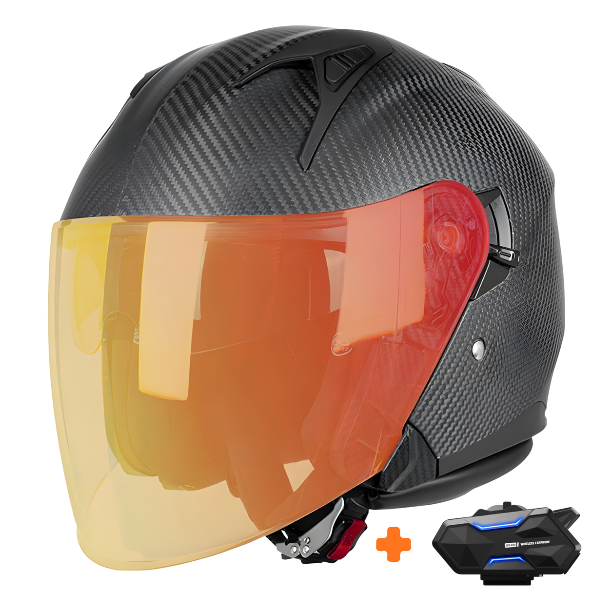 O5 Carbon Open Face Helmet