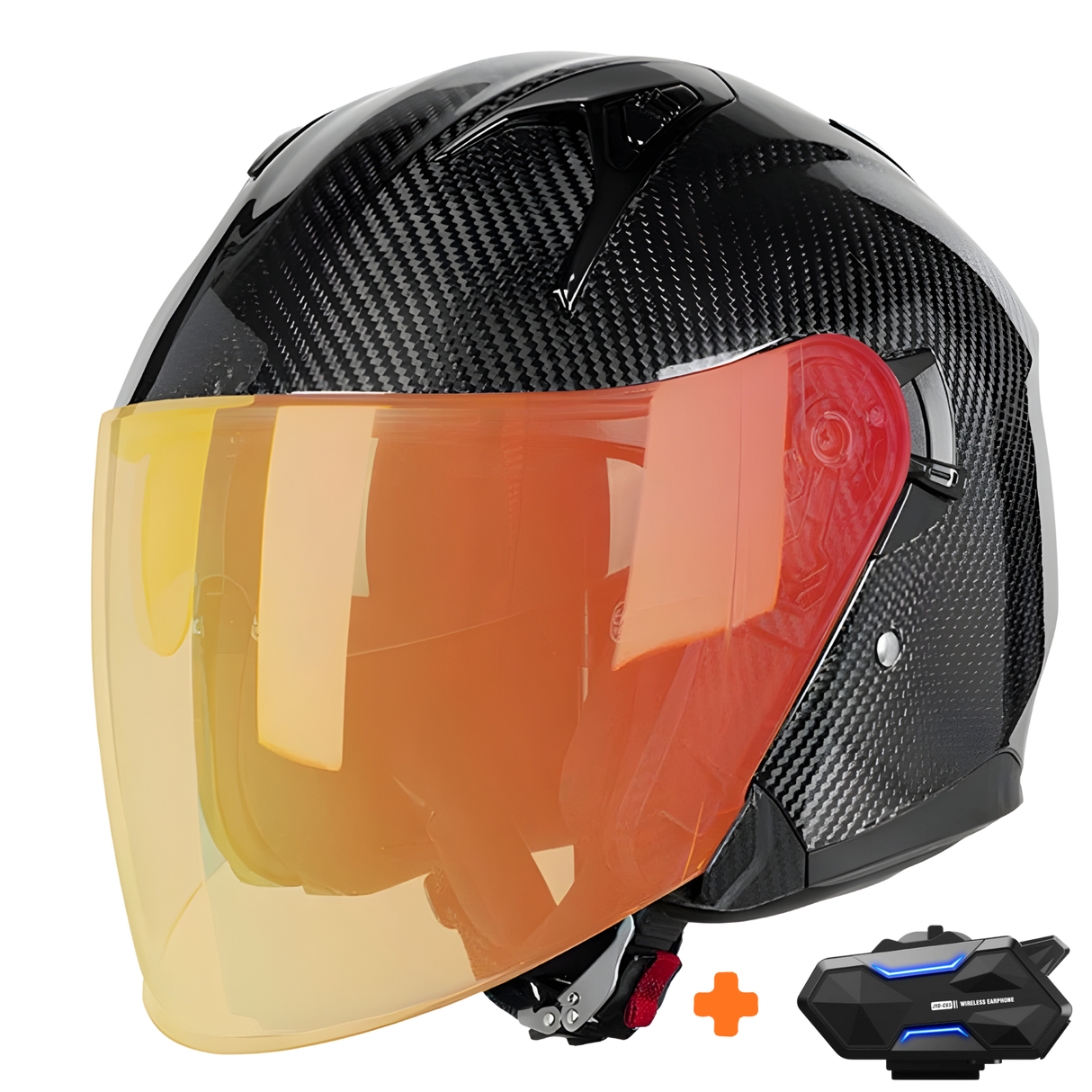 O5 Carbon Open Face Helmet