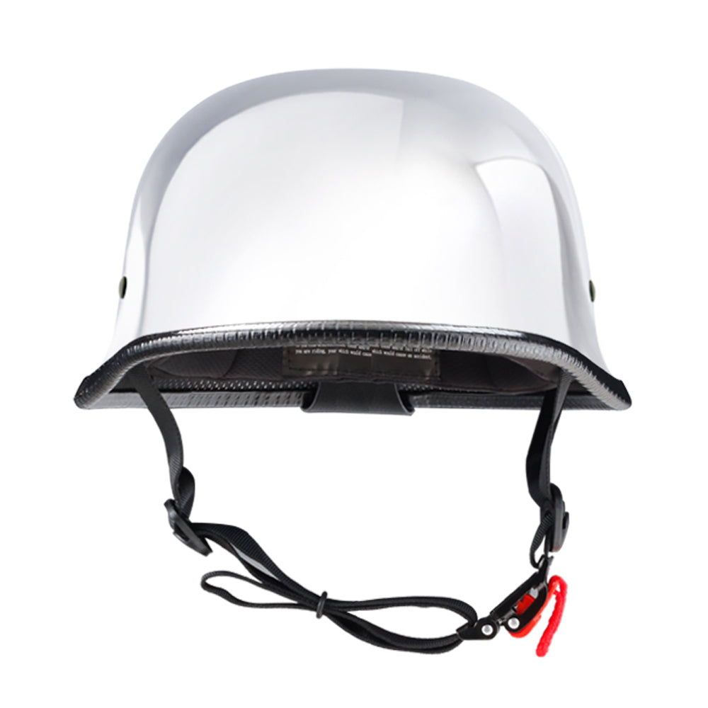 German Style Mayan Half Helmet - Matte Black