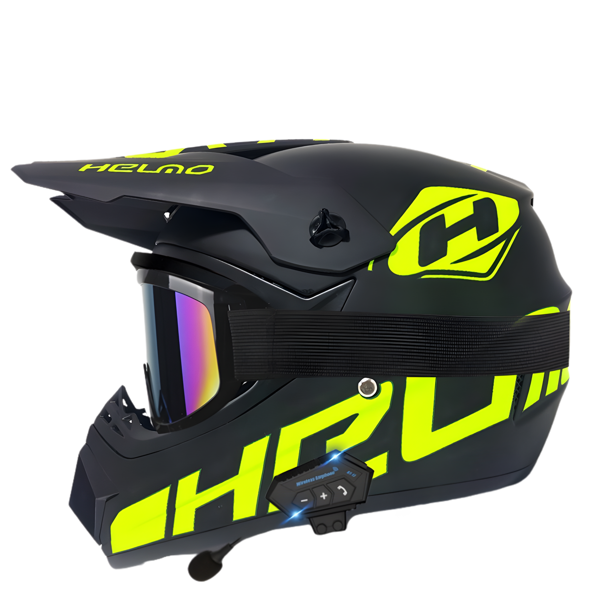 Aegis X9 Motocross Helmet with Bluetooth Headset