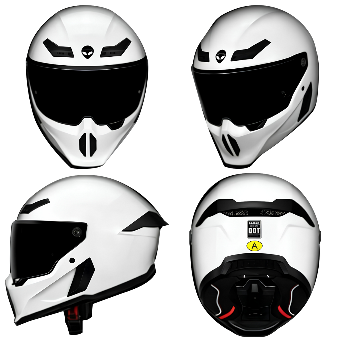 Outlaw – Retro Full-Face Motorcycle Helmet