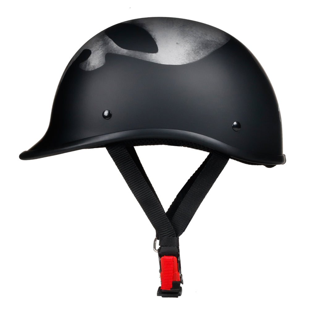 Smallest Polo SOA  Half Helmet - Matte Black