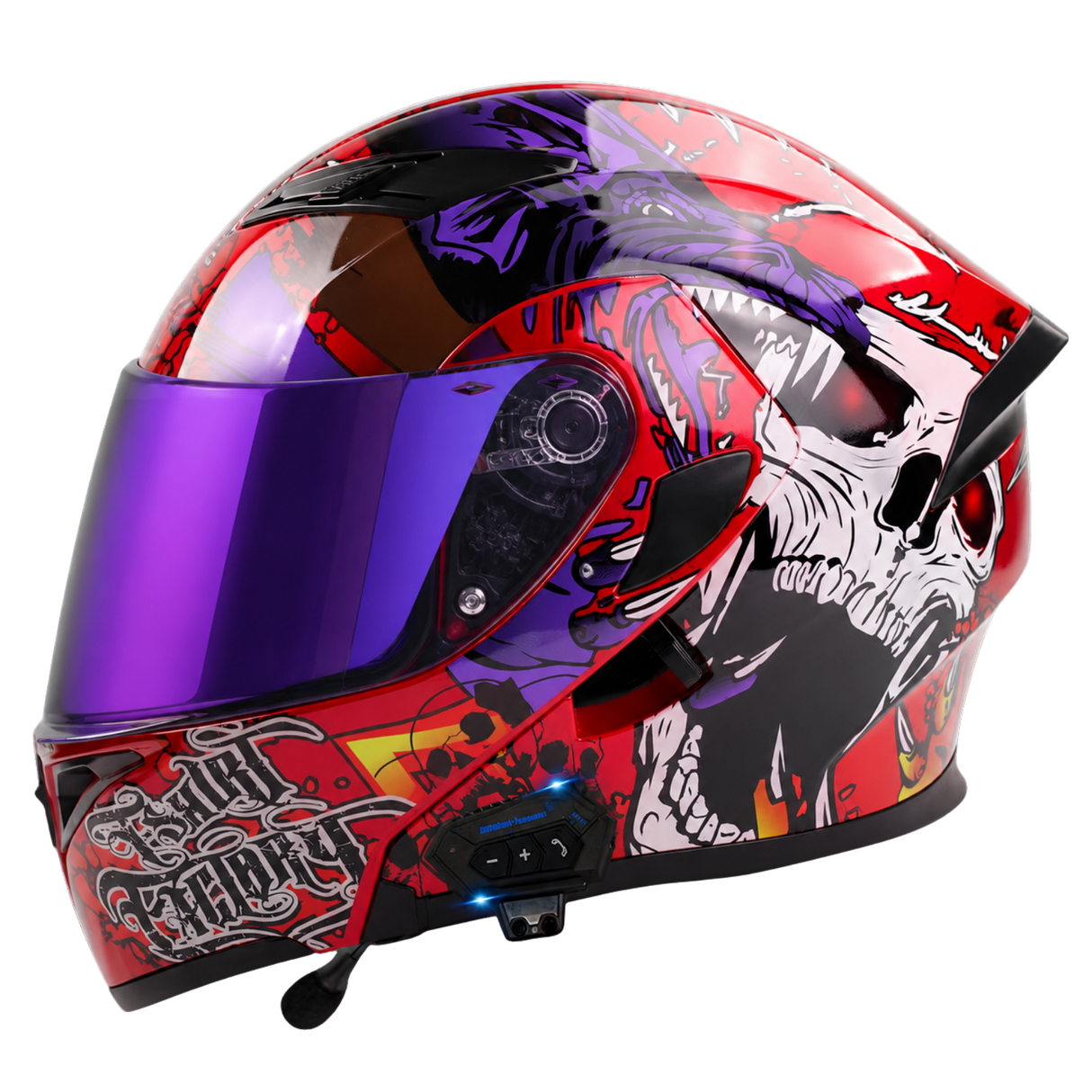 K1 Colored Modular Helmet - Bluetooth Headset
