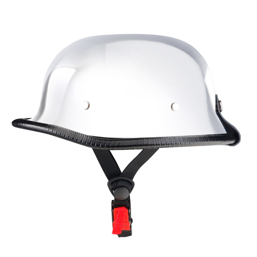 German Style Mayan Half Helmet - Matte Black