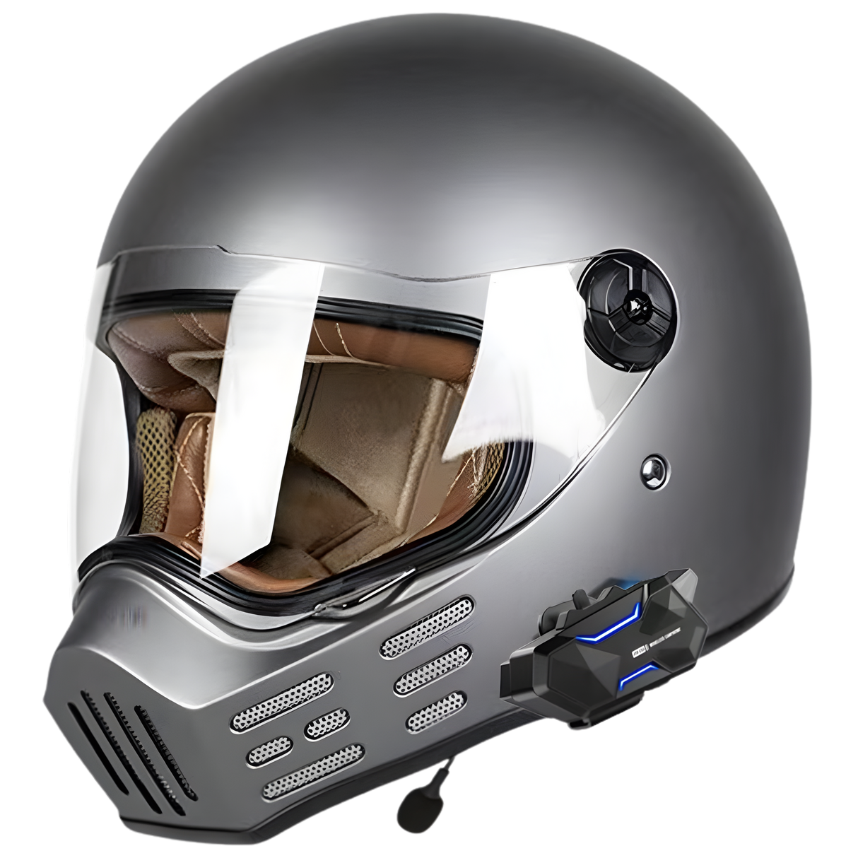 X1 Retro Helmet – Bluetooth Intercom (2–8 Riders)