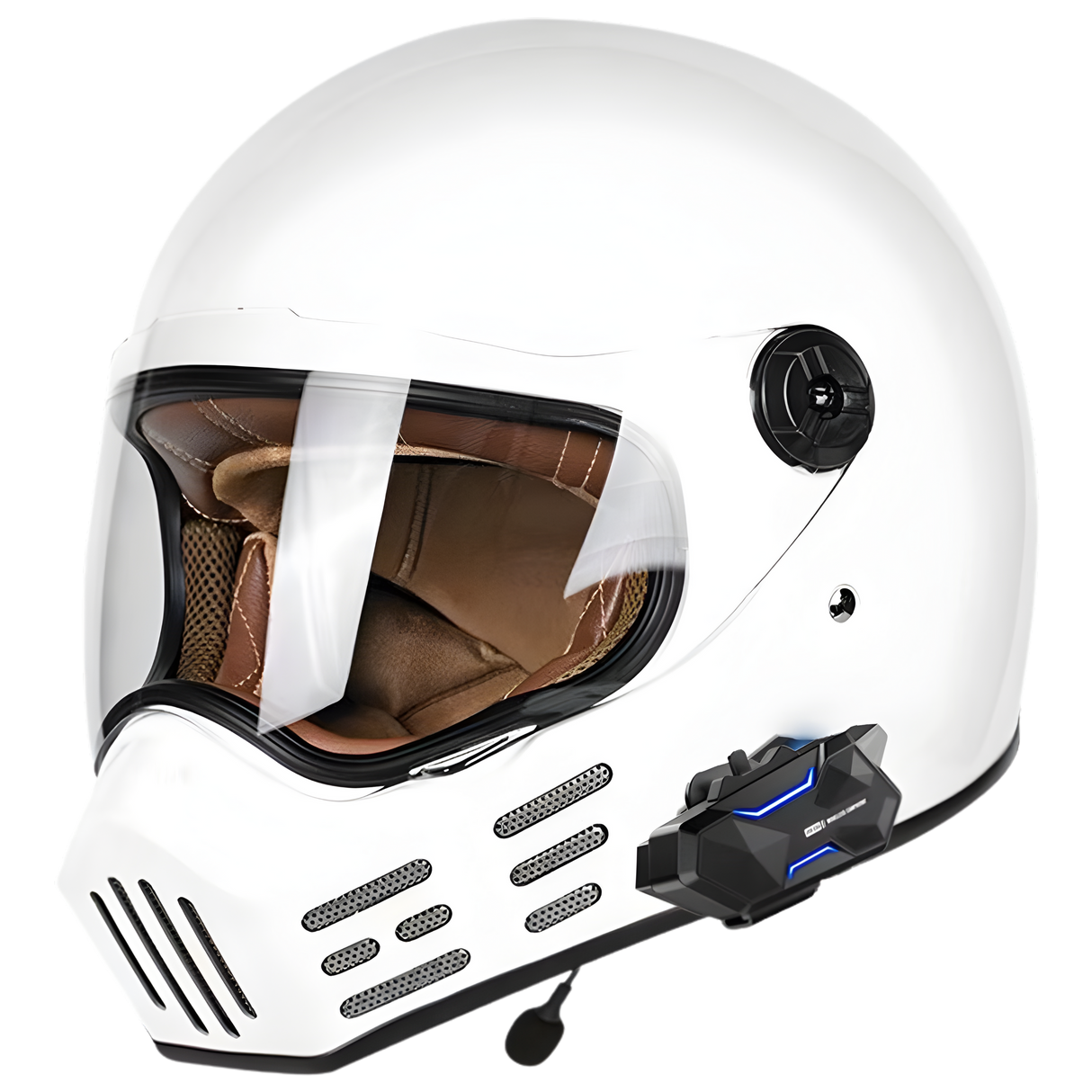 X1 Retro Helmet – Bluetooth Intercom (2–8 Riders)