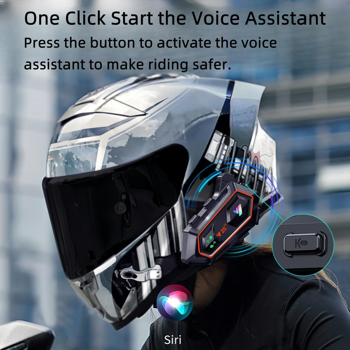 RideSound Pro R1 Bluetooth Headset