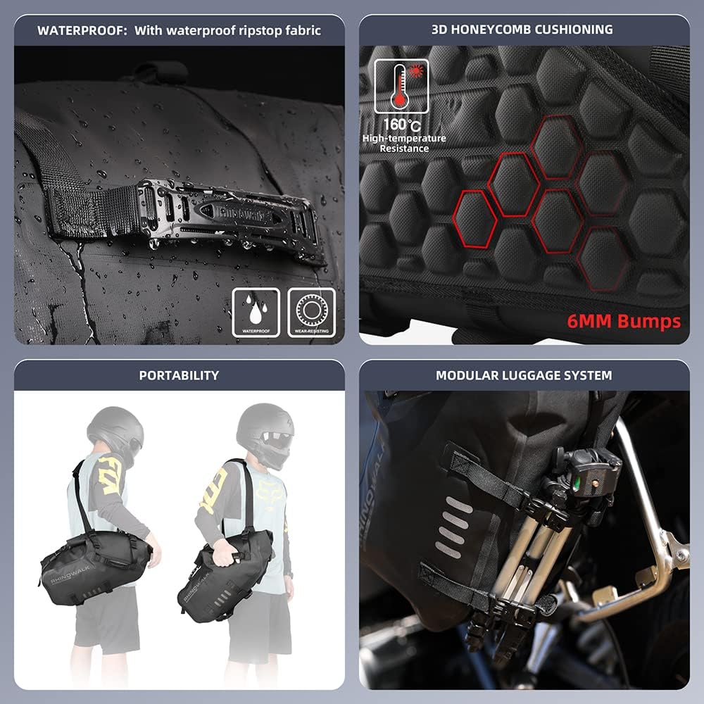 Waterproof Motorcycle Saddlebags