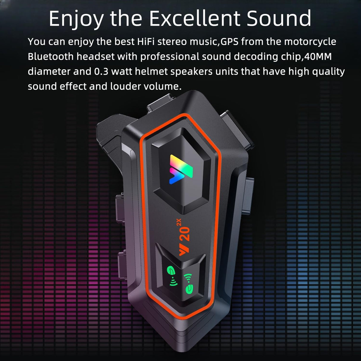 RideSound Pro R1 Bluetooth Headset