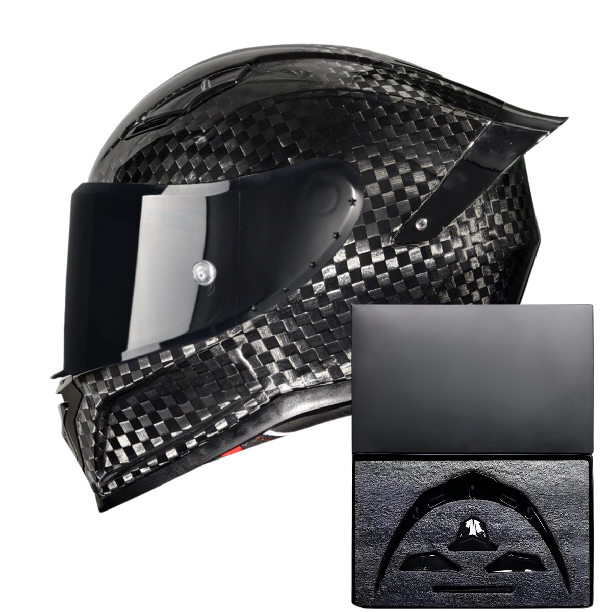 acc carbon fiber motorcycle helmets R7 Helmet Custom Accent Kit – Red Wing & Vents Set – Gear Rider Ghosthorn Fishing Rod and HELMET LIGHT The classic Liquid Carbon Select Helmet Size (Review Size Guide Below):Medium (M)= 57-58 CM's