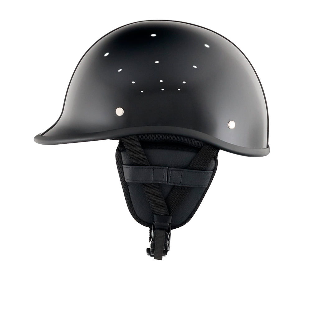 Smallest Polo SOA  Half Helmet - Matte Black