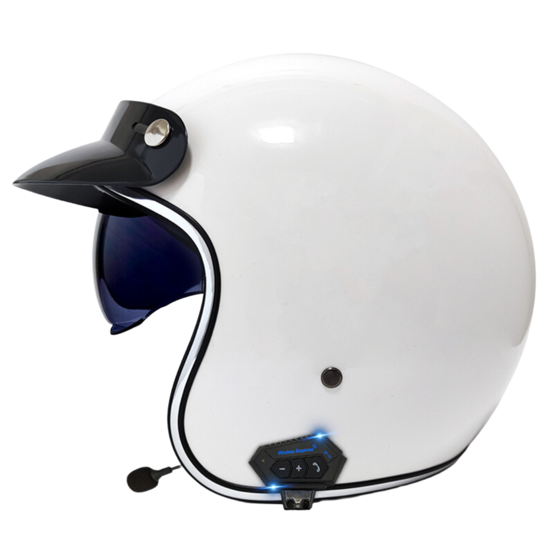 N1 3/4 Open Face Helmet with Bluetooth headset