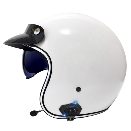 N1 3/4 Open Face Helmet with Bluetooth headset