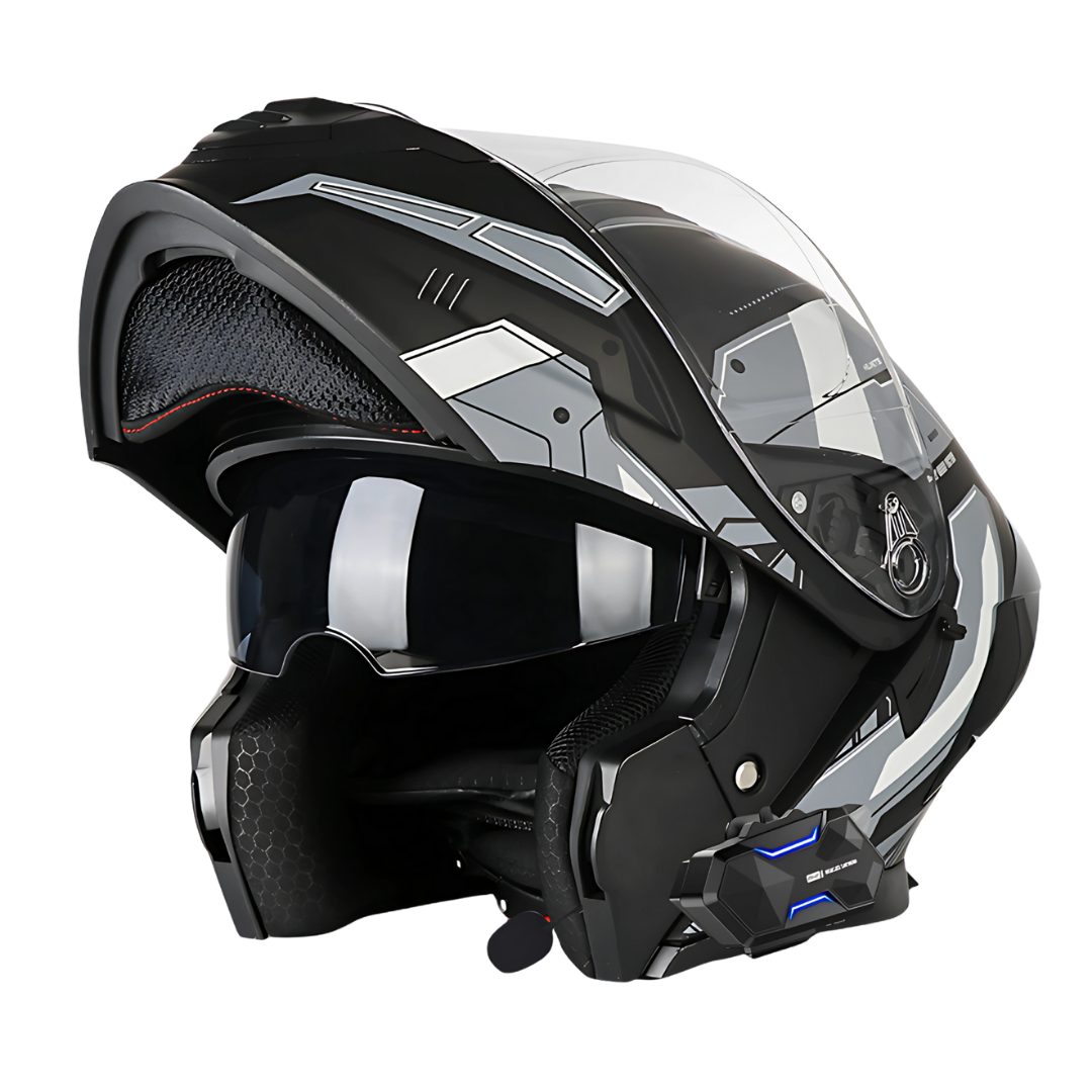 K4 Intercom Modular Helmet with Bluetooth – 2-8 Riders Intercom