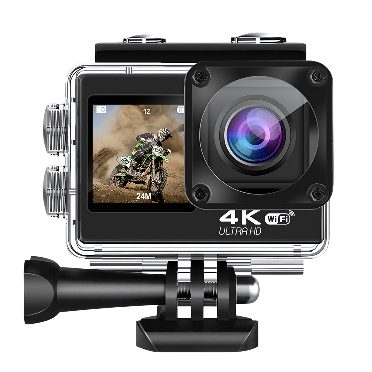 RiderX 5K Touch Dual Screen Action Camera
