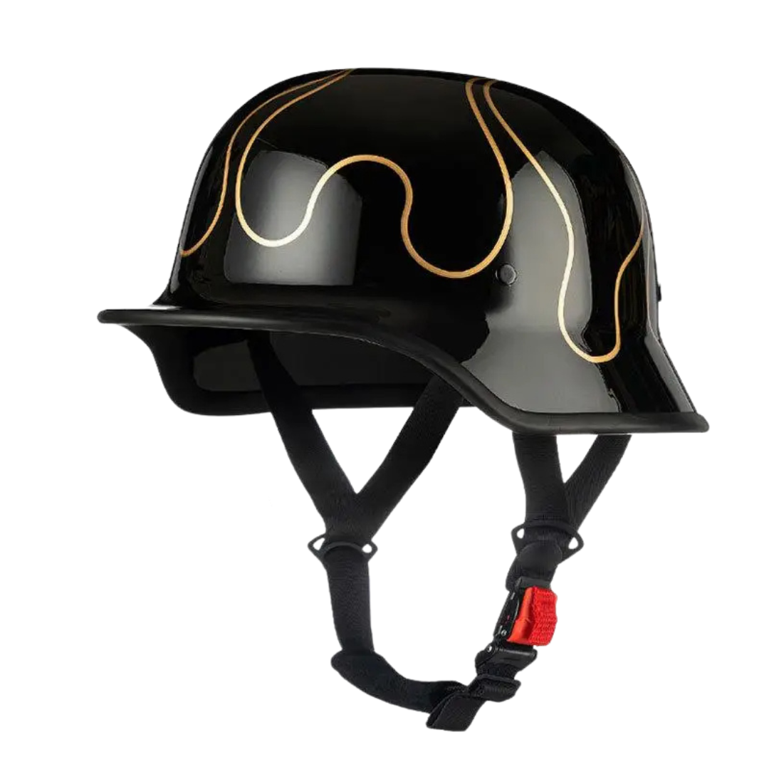 Premium German Motorcycle Half Helmet: Lightweight, Comfort Safety