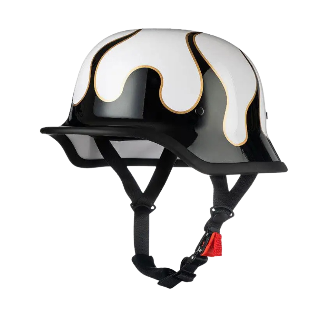 Premium German Motorcycle Half Helmet: Lightweight, Comfort Safety