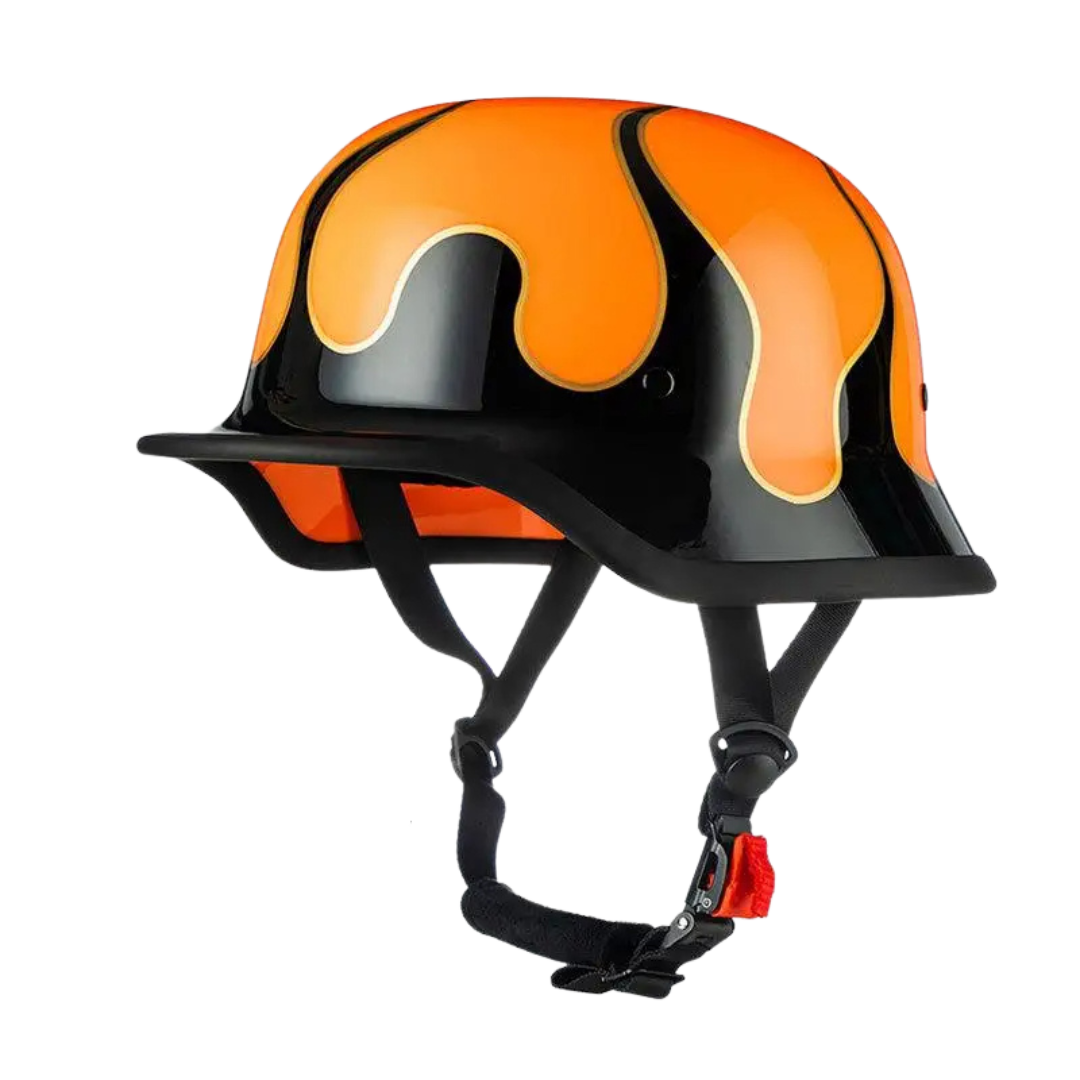 Premium German Motorcycle Half Helmet: Lightweight, Comfort Safety