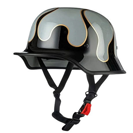 Premium German Motorcycle Half Helmet: Lightweight, Comfort Safety