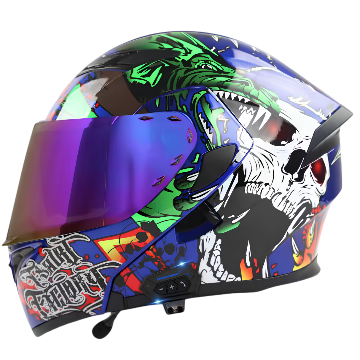 K1 Colored Modular Helmet - Bluetooth Headset