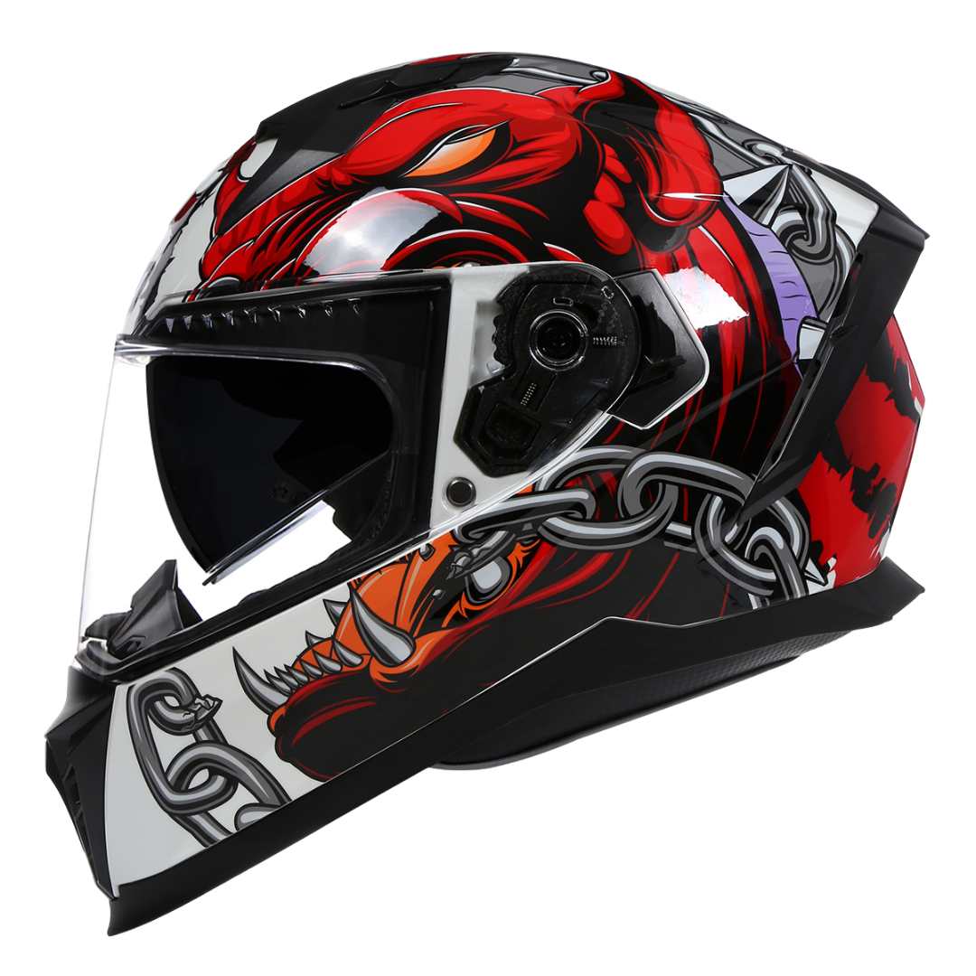 X7 Full Face Helmet – ABS Hard Shell, Anti-Fog – Gear Rider