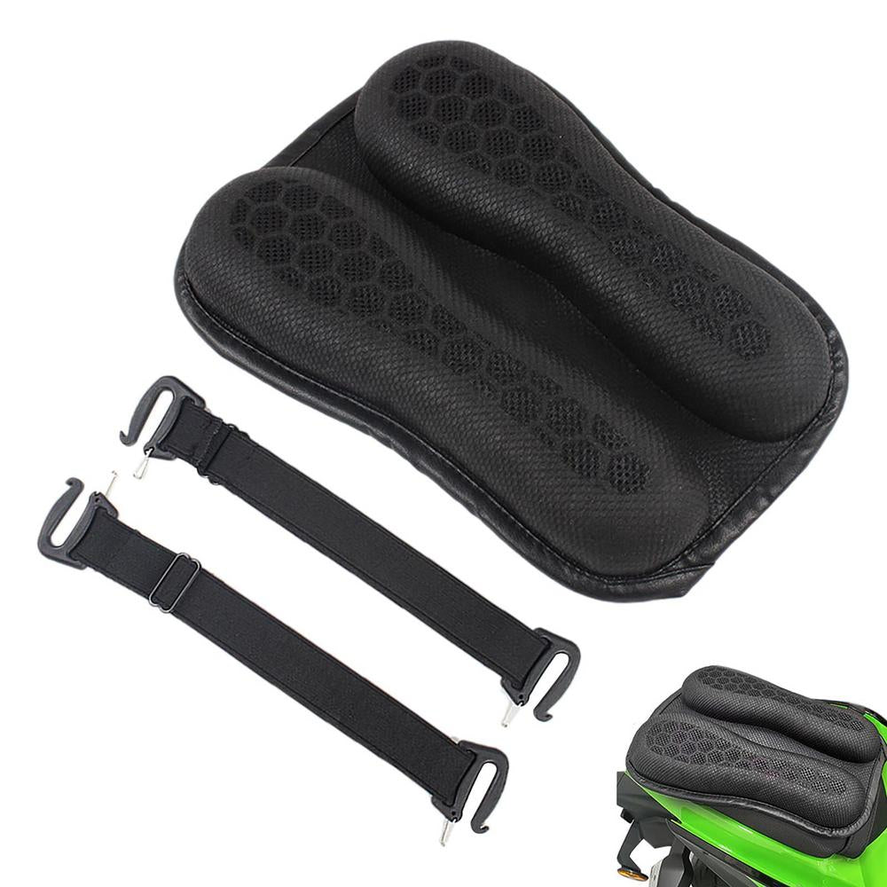 Motorcycle Gel Seat Pad Shock Absorption for Long Distance Rides