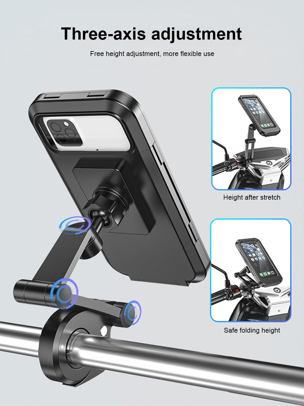 Adjustable Phone Holder Support Waterproof