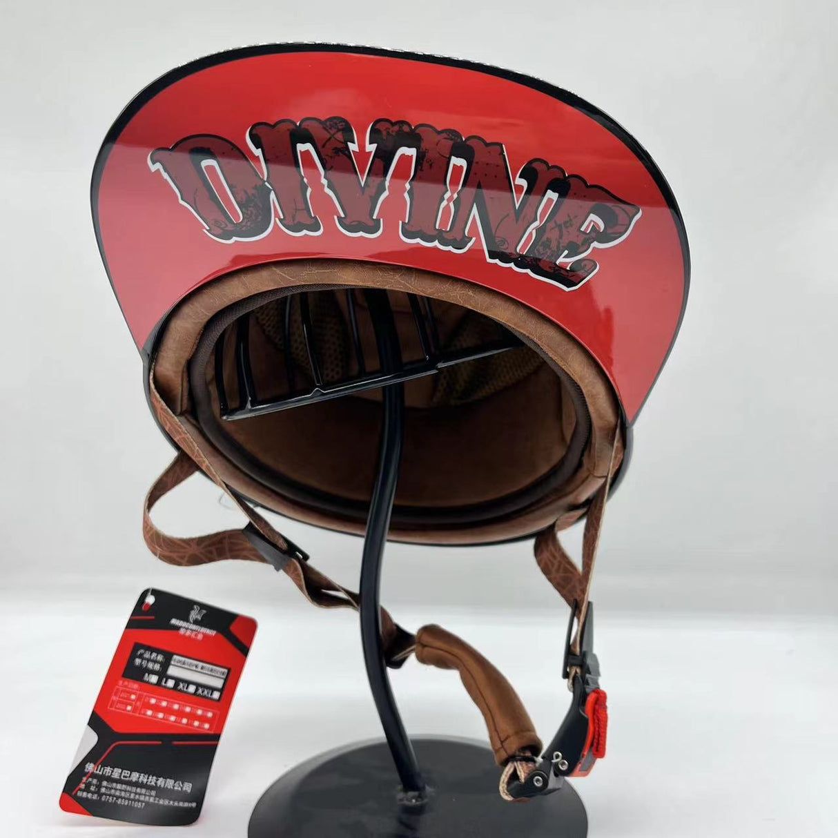 Baseball Motorcycle Helmet Built-in Visor