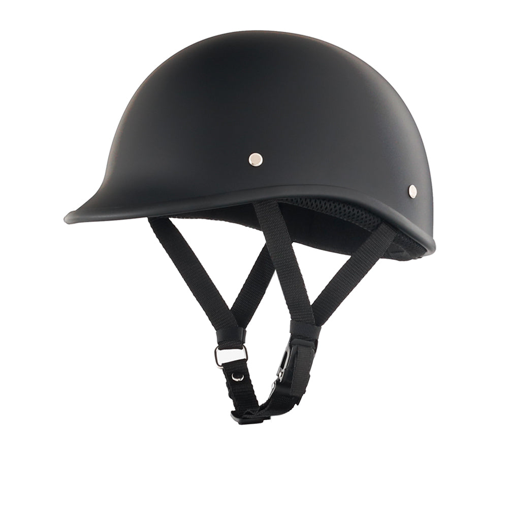 Smallest Polo SOA  Half Helmet - Matte Black