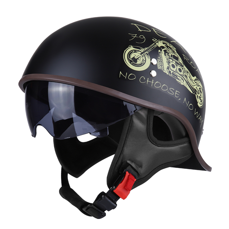 TAKIZAWA Half Helmet - Curved Style