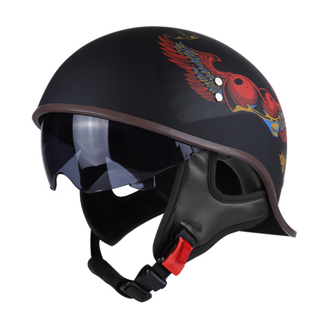 TAKIZAWA Half Helmet - Curved Style