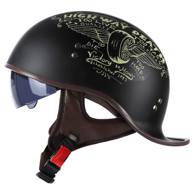 TAKIZAWA Half Helmet - Curved Style