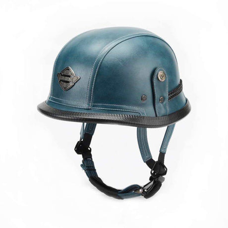 German Leather Half Helmet