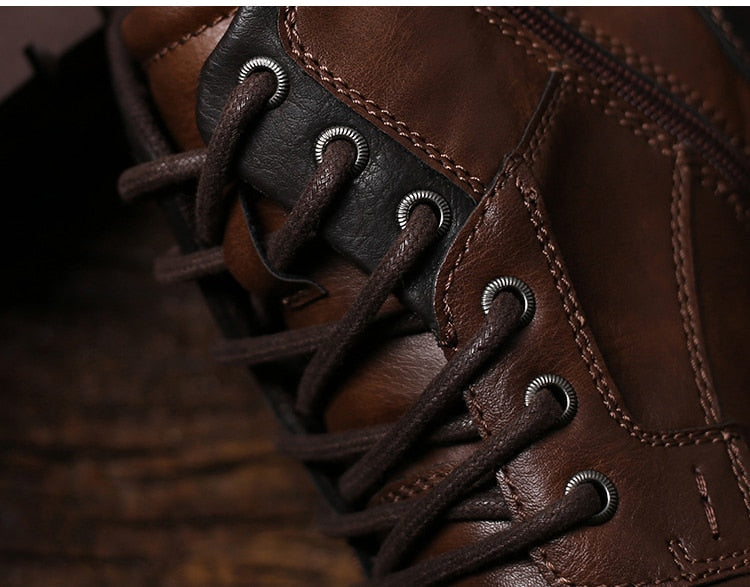 Motorcycle Trainer Men's Biker Boots