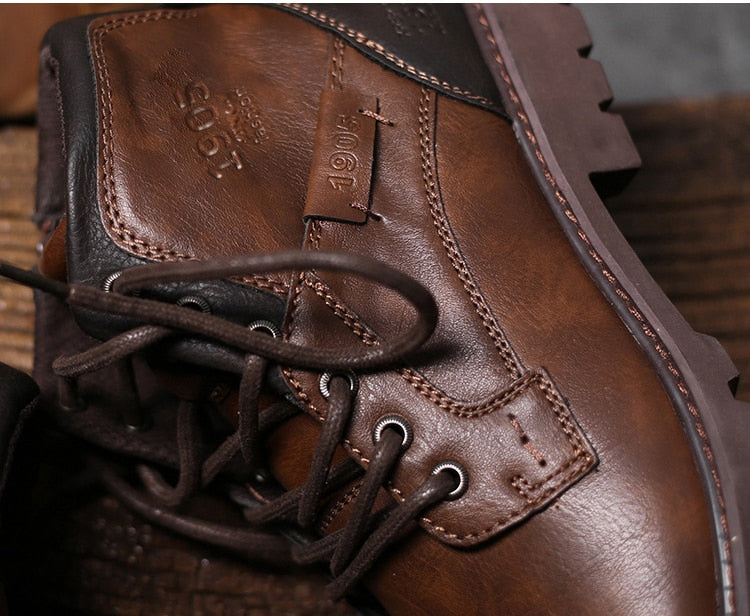 Motorcycle Trainer Men's Biker Boots