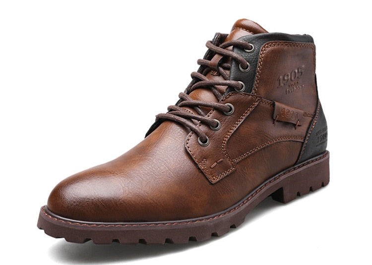 Motorcycle Trainer Men's Biker Boots