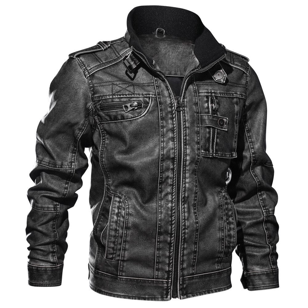 Street Biker Leather Jacket