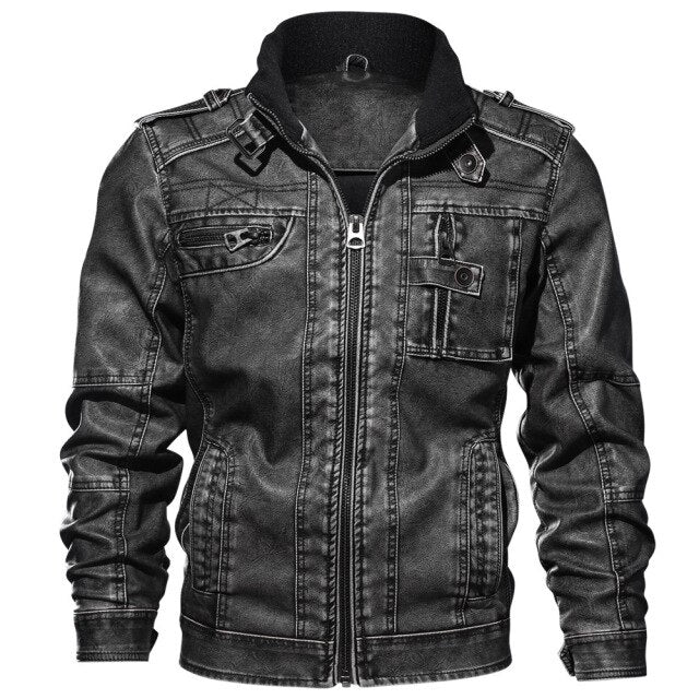 Street Biker Leather Jacket