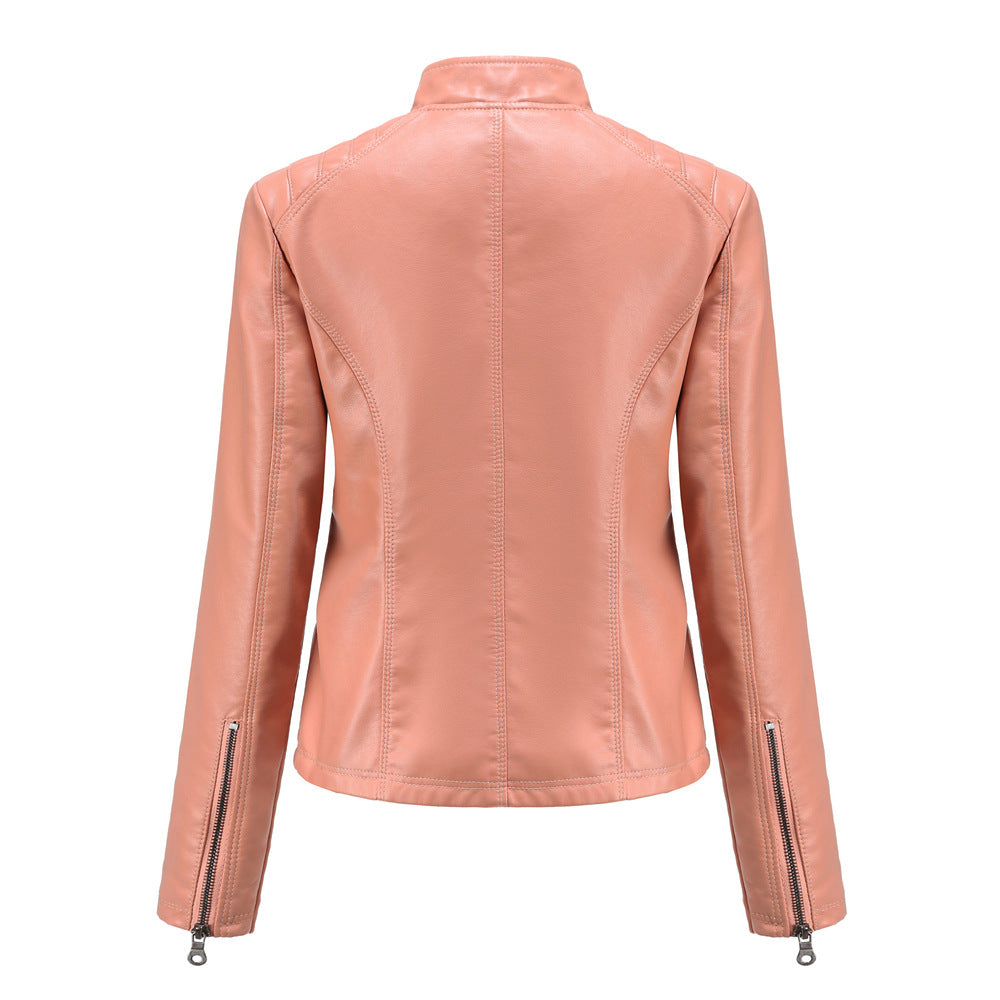 Women's Motorcycle Leather Jacket