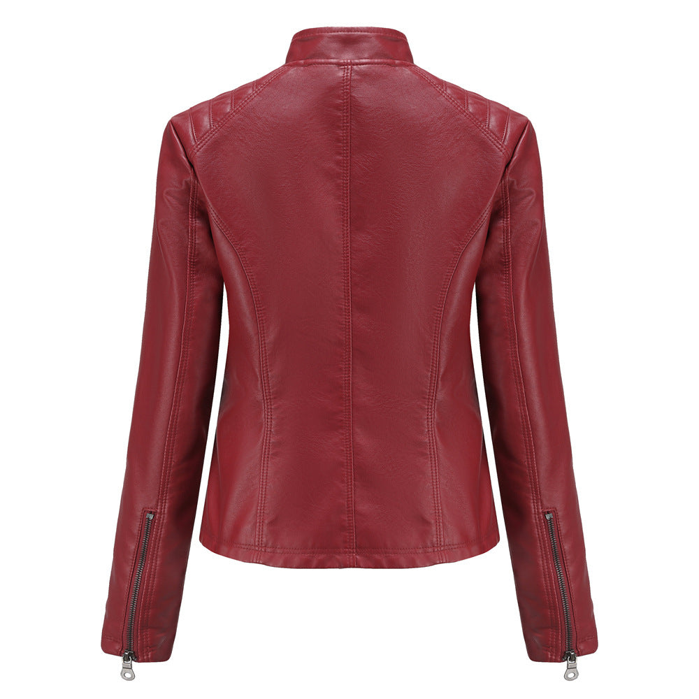 Women's Motorcycle Leather Jacket