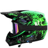 Aegis X9 Motocross Helmet with Bluetooth Headset