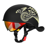 Takizawa 2.0 – Retro Half Helmet with Visor
