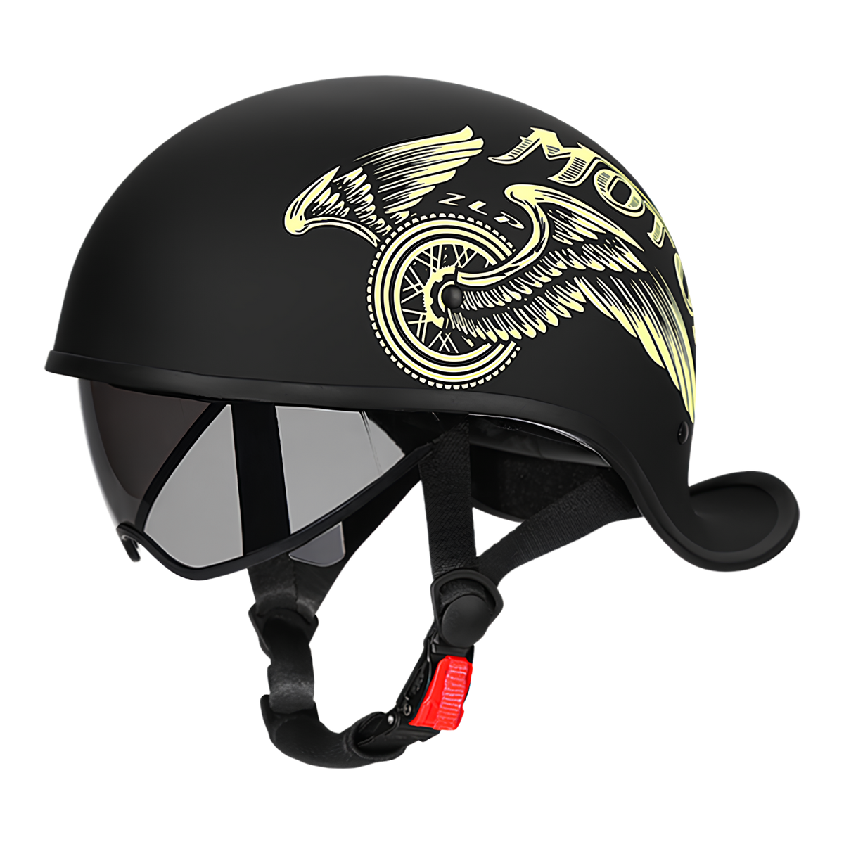Takizawa 2.0 – Retro Half Helmet with Visor