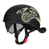 Takizawa 2.0 – Retro Half Helmet with Visor