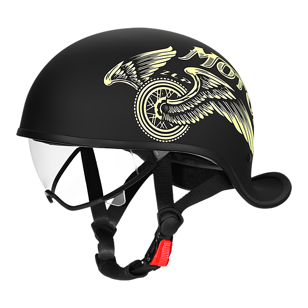 Takizawa 2.0 – Retro Half Helmet with Visor