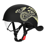 Takizawa 2.0 – Retro Half Helmet with Visor