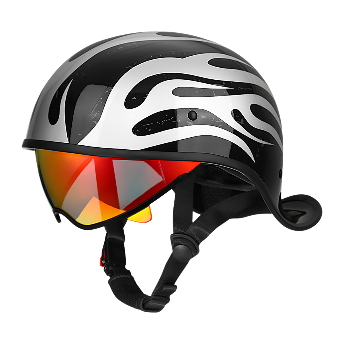 Takizawa 2.0 – Retro Half Helmet with Visor