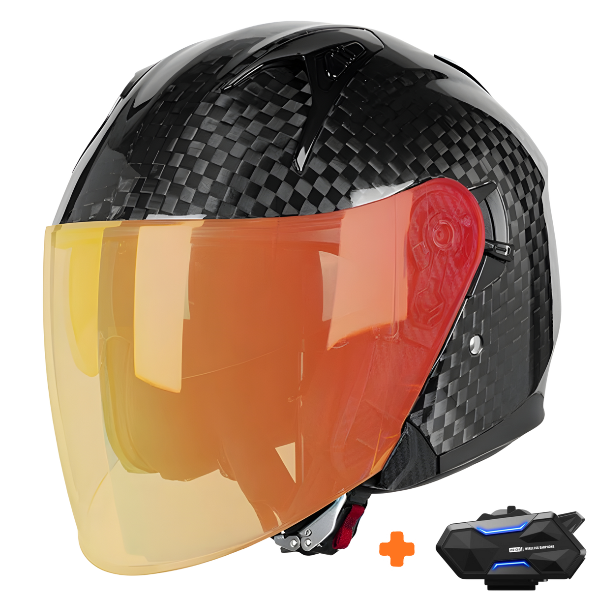 O5 Carbon Open Face Helmet